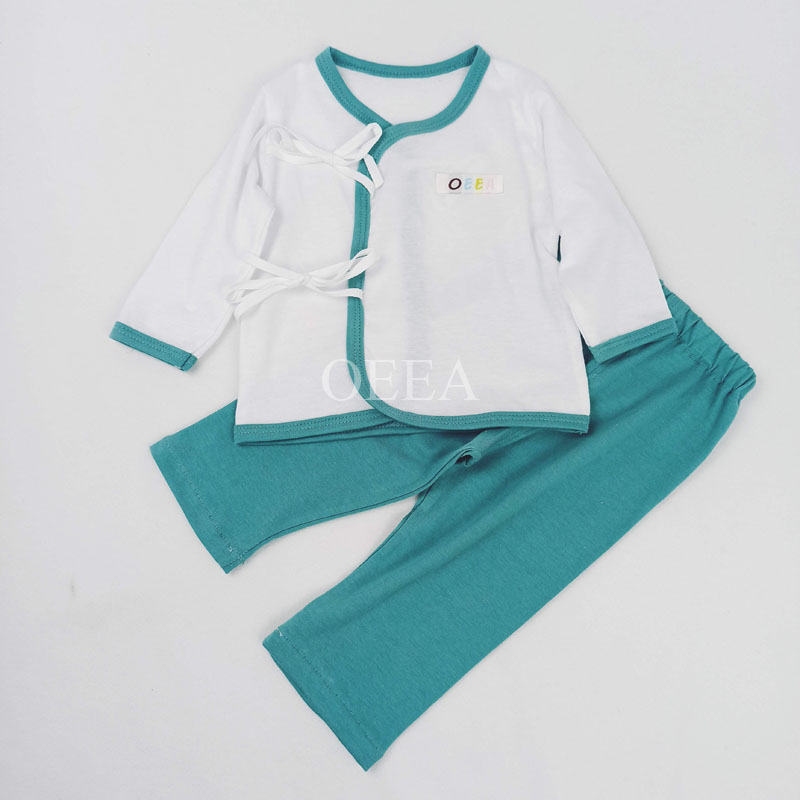 OEEA 100% cotton summer Baby Bodysuit