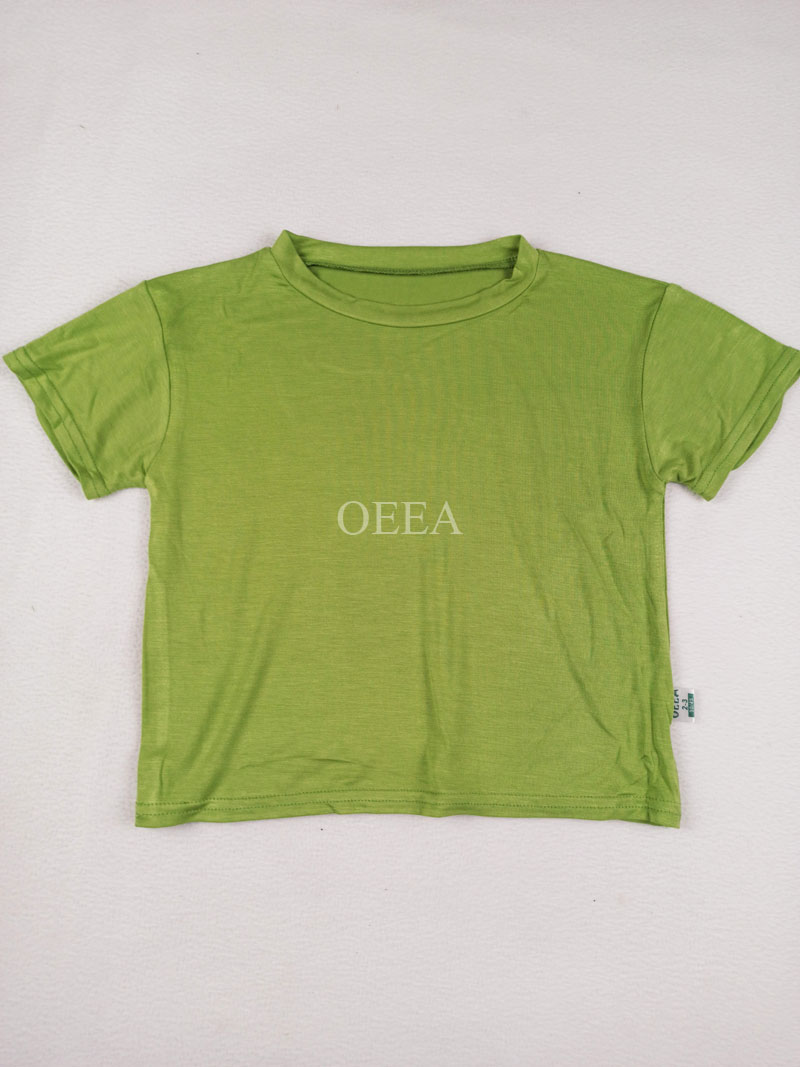 OEEA 莫代爾夏季兒童T恤上衣 90-150cm 八個顏色
