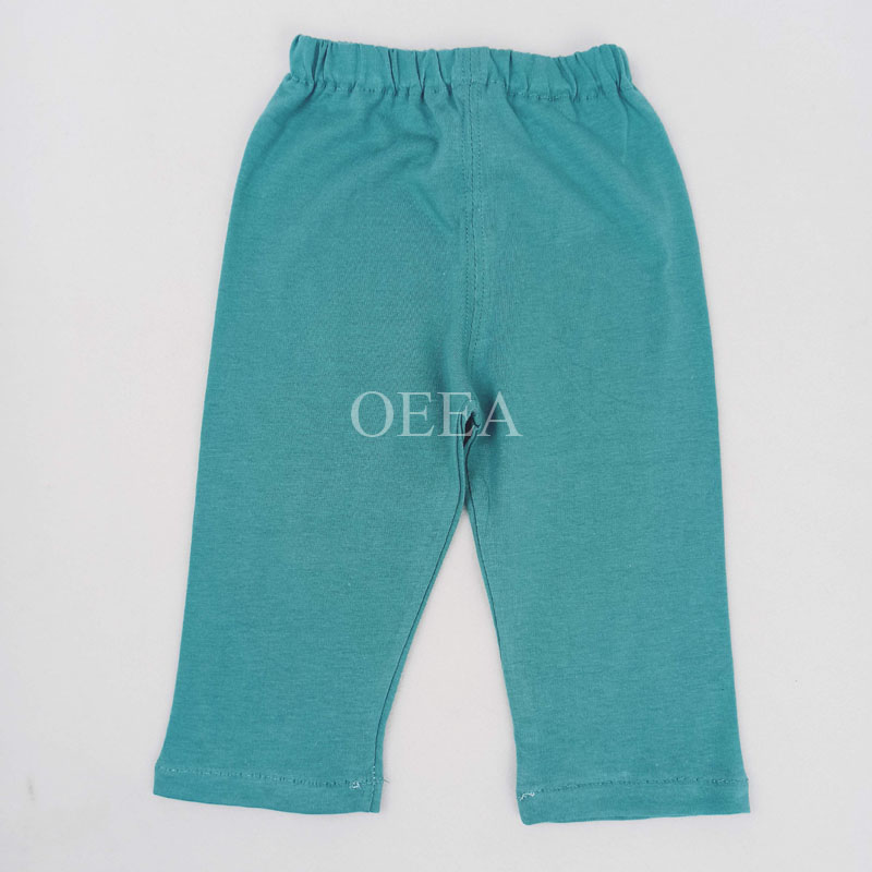 OEEA Summer cool cotton baby pants three-piece suit