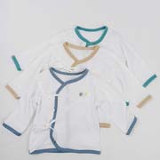 100%純棉夏季嬰兒合同衫 三色三套