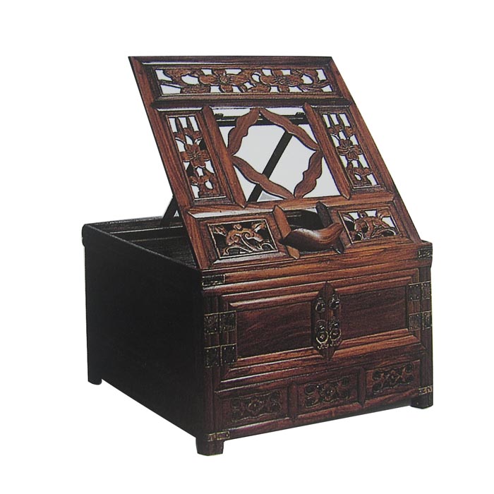 Ming-Style Rosewood Chinese Mirror Stand