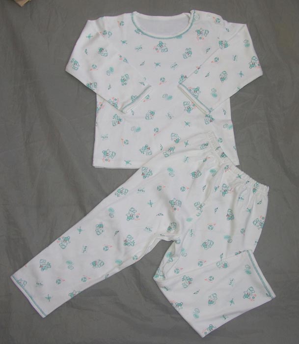 OEEA Shoulder button Baby underwear set