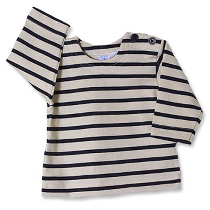 OEEA Baby Shoulder button long sleeve t-shirts