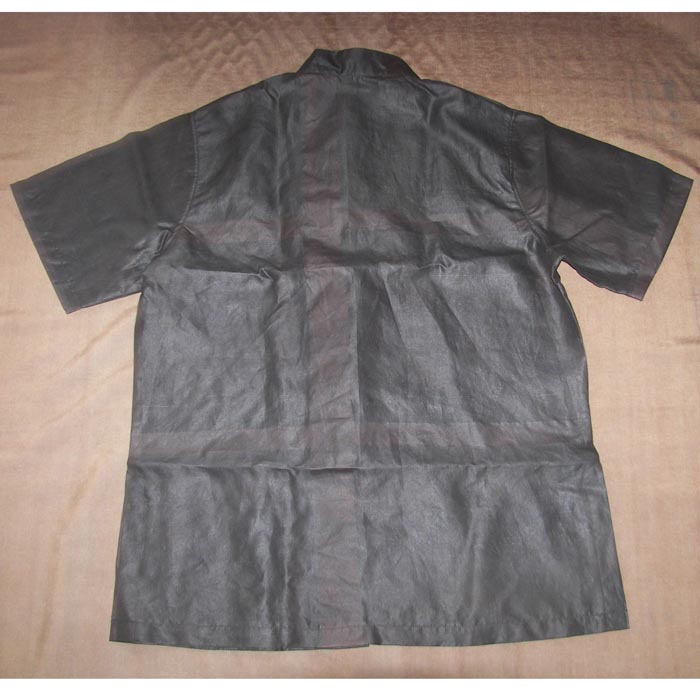 Silk short sleeve men tang suit
