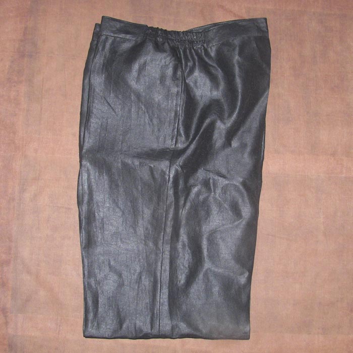 Womens Black Silk casual trousers