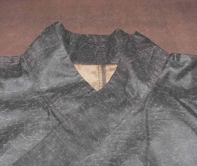 Womens Black Silk chinese han clothing
