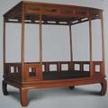 Ming-Style Rosewood Chinese Canopy Bed