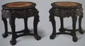 Ming-Style Rosewood Chinese Round Stool