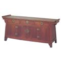 Ming-Style Rosewood Chinese Two-Drawer Coffer