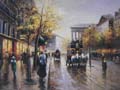 Paris Street Oil Painting