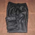 Black silk womens pants